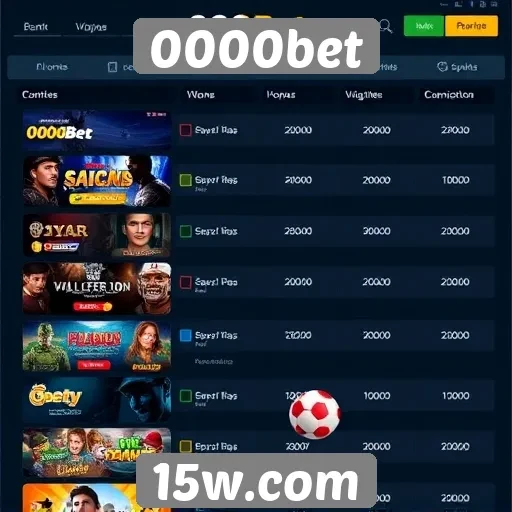 Opcões de jogos e apostas no 0000bet